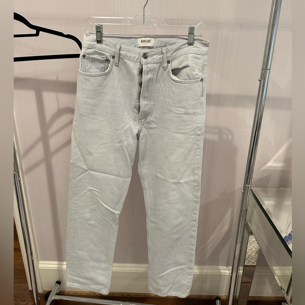AGOLDE women’s high-rise straight leg jeans